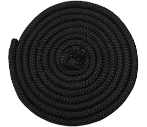 KUBIsport Turnseil Springseil Schwarz / Springseil / Länge 3 m