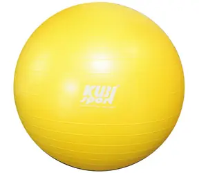 Kubisport Gymnastikball Riesengelb / Gymnastikball / 85 cm / Höhe 180-195 cm / Belastbarkeit 150 kg