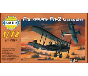 Směr Plastikmodell Polikarpov Po-2 Koreakrieg / 1:72 / 16x11,5 cm / ab 8 Jahren
