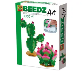 SES Creative Aufbügelperlen Beedz Art Kaktus / 1600 Stück / ab 12 Jahren
