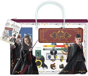 JIRI MODELS Lustiges Harry-Potter-Federmäppchen / Federmäppchen aus Metall + Aufkleber + Schreibutensilien / ab 3 Jahren