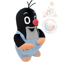 MORAVSKÁ ÚSTŘEDNA Plüschtier Maulwurf im blauen Höschen 25 cm / Plüsch / Vorschulkinder