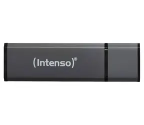 INTENSO Alu Line 32 GB Anthrazit / USB-Stick / USB 2.0 / Lesegeschwindigkeit 28 MB/s / Schreibgeschwindigkeit 6,5 MB/s