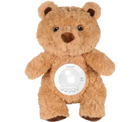SPARKYS Schlafsack-Teddybär mit Sternenprojektion / Plüschtier / 30 cm / 3 Projektionsmodi / Batteriebetrieben / ab Geburt