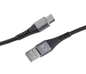 INTENSO A315C schwarz / Lade- und Datenkabel / USB-A auf USB-C / 1,5 m