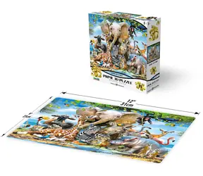 Prime 3D-Puzzle Afrikanisches Lächeln / 63 Teile / 3D-Effekt / ab 6 Jahren