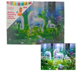 SPARKYS Diamantmalerei Pegasus im Zauberwald / 30 x 40 cm