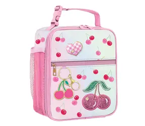 Sparkys Thermotasche mit Kirsch-Schlüsselanhänger / Thermotasche für Lebensmittel / 26,5 × 19 × 8,5 cm
