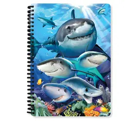Prime 3D Notizbuch A5 Haie Selfie / A5 / 3D-Illustration
