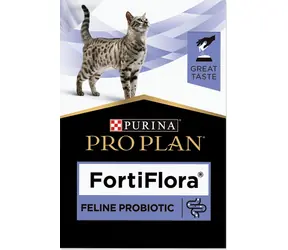 PURINA Pro Plan FortiFlora Feline 1 g / Nahrungsergänzungsmittel für Katzen / Probiotika