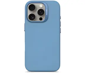 Decoded Antimikrobielle Silikon-Rückseite für iPhone 16 Pro, hellblau / Schutzhülle / Apple iPhone 16 Pro / Silikon