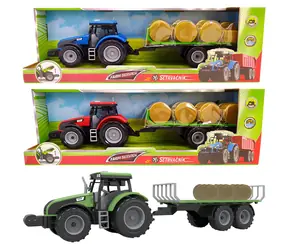 SPARKYS Landwirtschaftstraktor mit Heuwagen / mit Sound und Licht / ab 3 Jahren