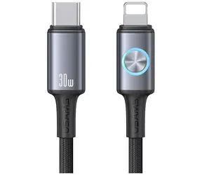 USAMS Huan Series SJ753 Tarnish / Datenkabel / USB-C - Lightning / 30 W / 1,2 m