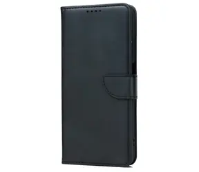 Marv Wallet Case schwarz / Hülle / POCO M7 Pro / Brieftasche mit Kartenfach