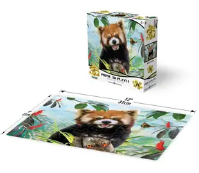 Prime 3D-Puzzle Roter Panda / 48 Teile / 3D-Effekt / ab 6 Jahren