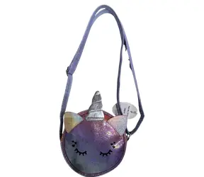 Sparkys PINK Handtasche Schlafendes Einhorn / Handtasche / Kinder / 17x40x5 cm