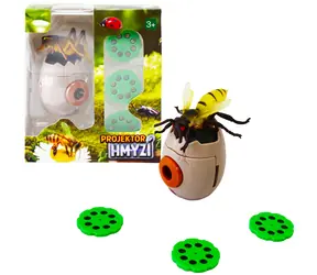 SPARKYS Eiförmiger Insektenprojektor / Projektor / 3 austauschbare Discs / 24 Bilder / ab 3 Jahren