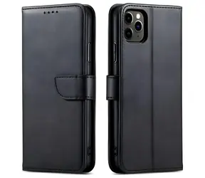 Marv Wallet für XIAOMI Redmi Note 13, schwarz / Hülle / Brieftasche mit Klappe / Kunstleder