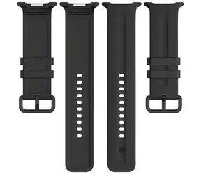 Tactical Silikonarmband für Samsung Galaxy Watch 8/9, Schwarz / Armband