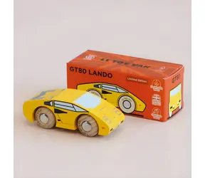 Le Toy Van Holzspielzeugauto Lando gelb / FSC-zertifiziertes Holz / ab 2 Jahren