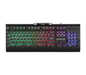 YENKEE YKB 3210 SHADOW 2.0 / Gaming-Tastatur / Membran / Leiser Betrieb / Anti-Ghosting / RGB / CZ -Layout