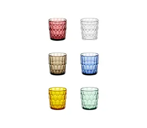 GUZZINI Waschtischglas niedrig / 6-teiliges Set / ISCC+