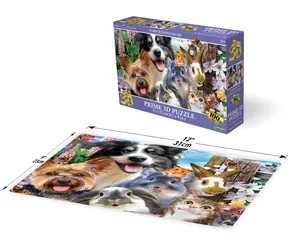Prime 3D-Puzzle „Selfie Freunde aus dem Garten“ / 100 Teile / 3D-Effekt / ab 6 Jahren
