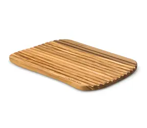 Continenta Schneidebrett aus Olivenholz / Schneidebrett / 37 x 25 x 1,6 cm