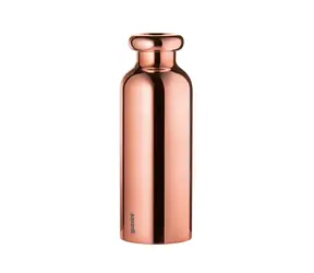 Guzzini Energy Special Edition Roségold / Thermosflasche / 500 ml / Edelstahl / Hält 12 Stunden heiß, 24 Stunden kalt
