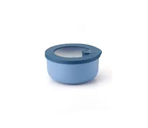 GUZZINI Lebensmittelbox STORE&MORE BIO blau / Rund / S