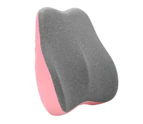 Powerton ERGO PASTEL EDITION rosa / Lendenwirbelstütze / Memory-Schaum / waschbarer Bezug