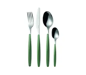 GUZZINI MY FUSION Besteckset grün / 24-teilig