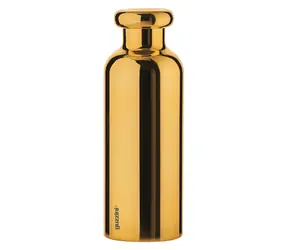 Guzzini Energy Special Edition 500 ml Gold / Thermosflasche / Edelstahl / 12 Stunden heiß, 24 Stunden kalt