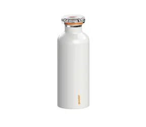 Guzzini Energy weiß / Thermosflasche / 500 ml / Edelstahl / hält 12 Stunden heiß, 24 Stunden kalt