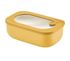 Guzzini Eco Store & More gelb / Rechteckiger Lebensmittelbehälter / 900 ml / 20 x 12 x 7 cm