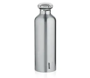 Guzzini Reiseflasche Energy 750 ml Edelstahl / Thermosflasche / Edelstahl / Hält 12 Stunden heiß, 24 Stunden kalt