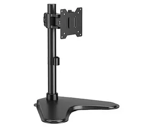 Powerton ERGO BASEO schwarz / Monitorhalterung / 17-49" / VESA 75x75-100x100 / Tragkraft 20 kg / freistehend