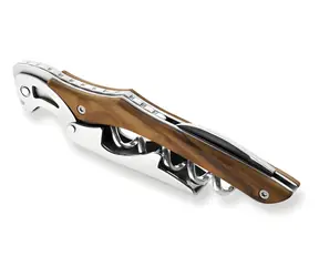 Farfalli SMART Bocote / Korkenzieher / Doppelhebel DLS / Edelstahl und Bocote-Holz