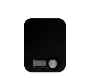 Weis ECO PRO schwarz / Küchenwaage / max. 5 kg / LCD-Display / Tara-Funktion / ohne Batterien
