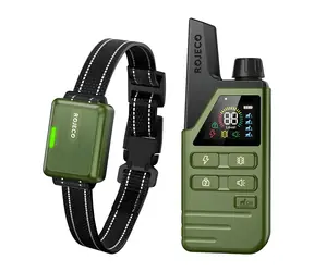 Rojeco DOG800 grün / Trainingshalsband / Reichweite 300 m / 3 Modi / IPX7