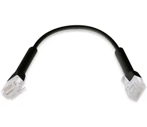 Ubiquiti U- Cable-Patch-RJ45-BK-50 schwarz / Patchkabel / Cat6 / 0,22 m / 50 Stück