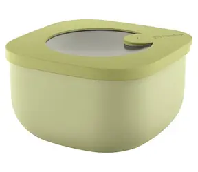Guzzini ECO STORE&MORE flacher Lebensmittelbehälter 450 ml grün / Lebensmittelbehälter / Biokunststoff / luftdicht