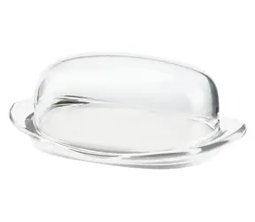 Guzzini EVERYDAY Butterdose transparent / Butterdose / SAN, SMMA, PP / 20 x 12,3 x 7,5 cm