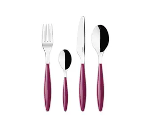 GUZZINI Besteckset FEELING lila / 24-teilig