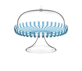 Guzzini DOLCEVITA türkis / Kuchenform mit Deckel / ISCC+ Biokunststoff / Durchmesser 31 cm / Höhe 27 cm