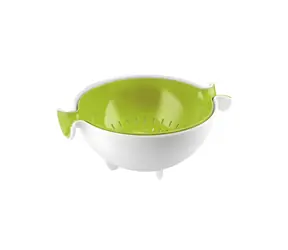 Guzzini SPIN&DRAIN grün / Sieb mit Schüssel / Polypropylen