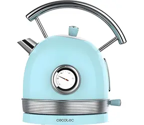 Cecotec ThermoSense 420 Vintage hellblau/Edelstahl / Wasserkocher / 2200 W / 1,8 l / Edelstahl