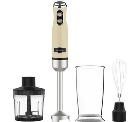 Cecotec Power RetroYellow 1200MAX Cream&Crush gelb / Stabmixer / 1200 W / 2 Geschwindigkeitsstufen / Behälter 0,5 l