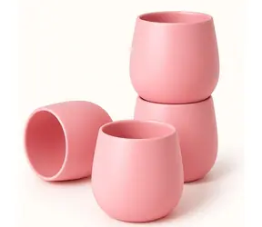 Goodwei Ume Pink / Set Keramiktassen / 4 Stück / 200 ml