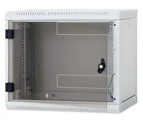 Triton RUA 6U/400mm schwarz / Rack / Wandmontage / Einteilig / Abnehmbare Seitenabdeckungen / IP30